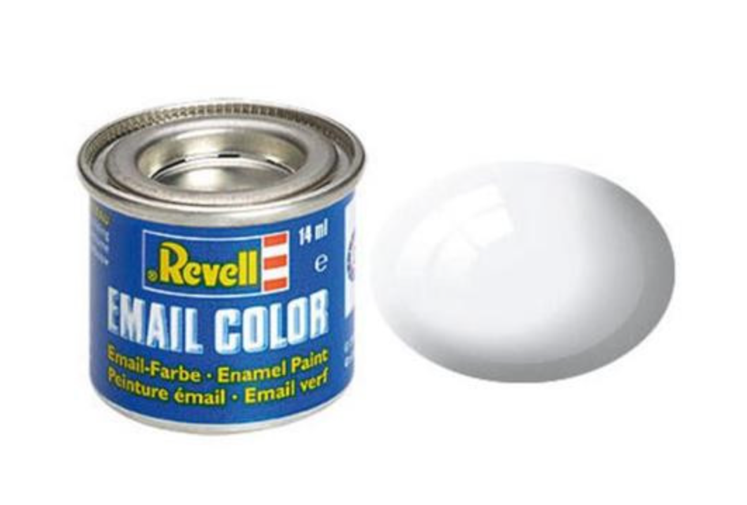 Revell Enamel Colour white,gloss RAL 9010 14 ml-tin