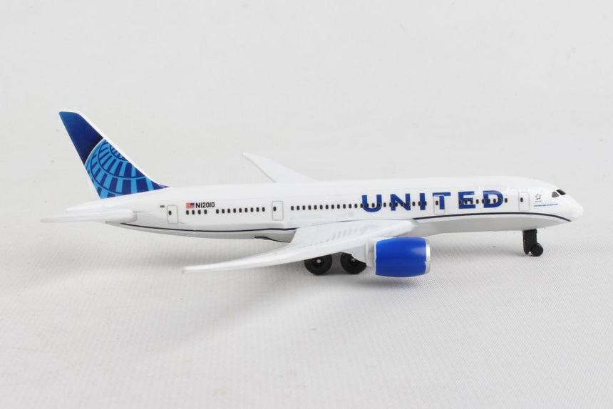 United Airlines Boeing 787 Airplane Model Toy