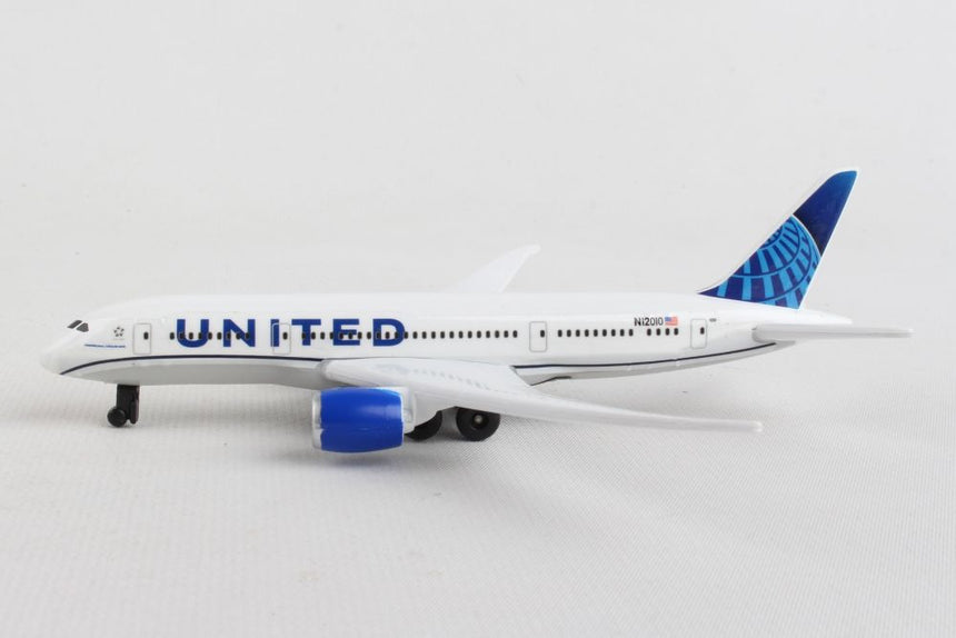 United Airlines Boeing 787 Airplane Model Toy