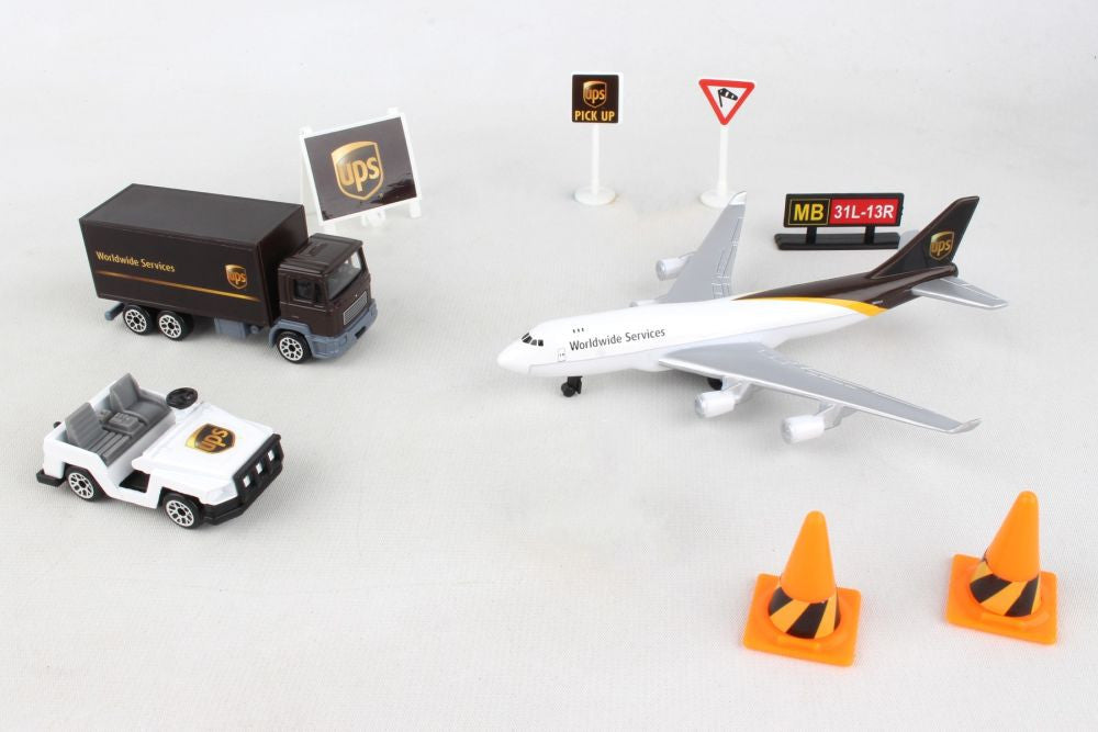 UPS Model Airport Play Set Toy