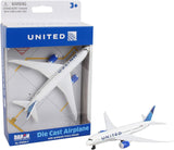 United Airlines Boeing 787 Airplane Model Toy