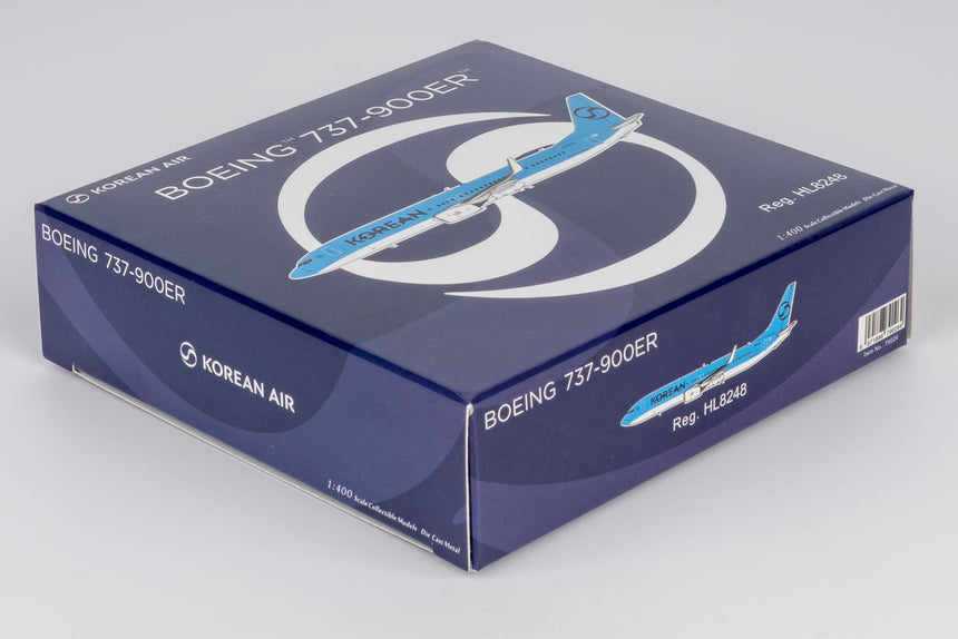 NG Models Korean Air (Korean Air's first 737-900 in 2025's livery) Boeing 737-900ER/w HL8248 1/400 Aircraft Scale Model