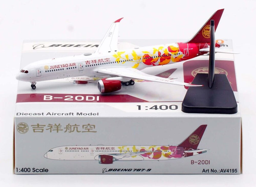 Aviation400 Juneyao Airlines Boeing 787-9 Dreamliner B-20D1 (with detachable gear) 1/400 Scale