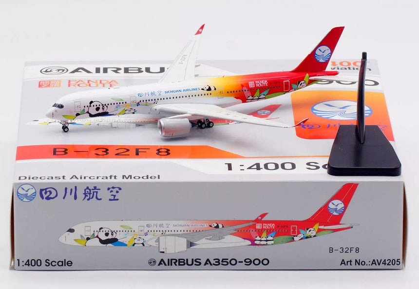 Aviation400 Sichuan Airlines Airbus A350-941 B-32F8 (with detachable gear) 1/400 Scale