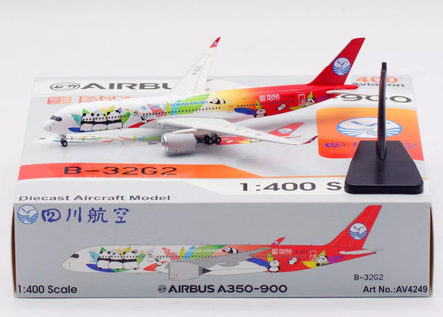 Aviation400 Sichuan Airlines Airbus A350-941 B-32G2 (with detachable gear) 1/400 Aircraft Scale Model