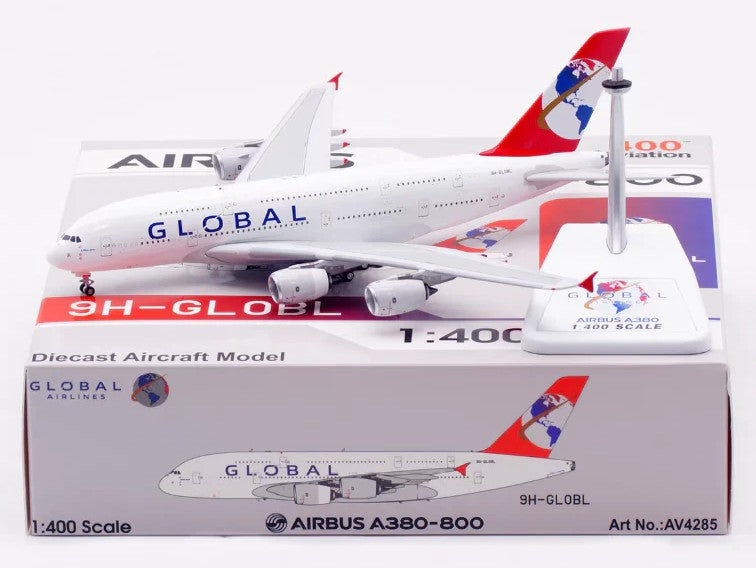 Aviation400 Global Airlines Airbus A380-841 9H-GLOBL (detachable
