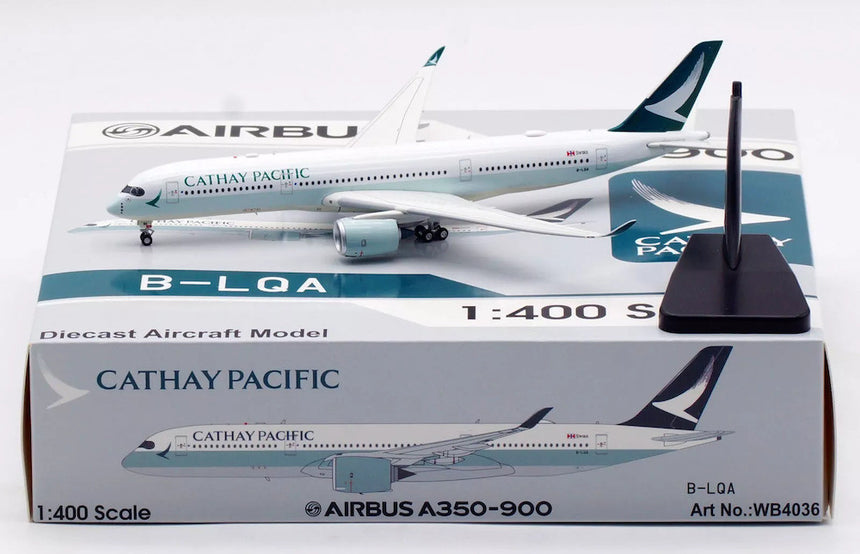 Aviation400 Cathay Pacific Airbus A350-941 B-LQA (with detachable gear) 1/400 Scale