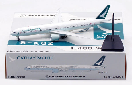 Aviation400 Cathay Pacific Boeing 777-367ER B-KQZ (detachable gear) 1/400 Aircraft Scale Model