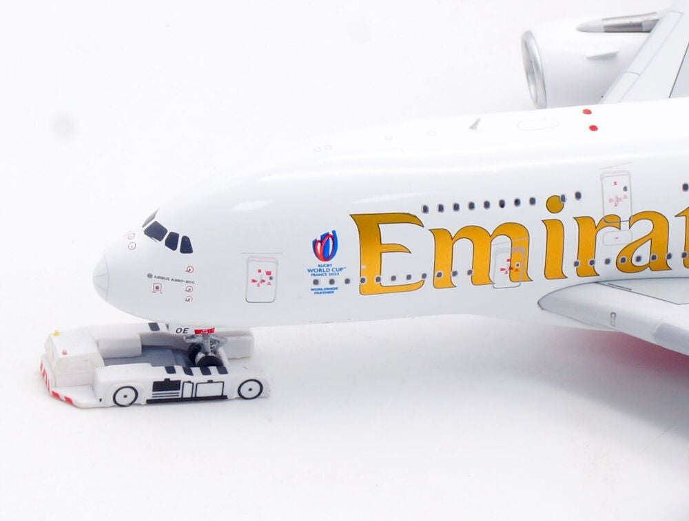 GeminiJets Emirates Airbus A380 A6-EOE "Rugby World Cup 2023" 1/400 Aircraft Scale Model