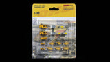 DHL GSE Cargo Loaders, Tows, Dollies and Container set UNLD-CG-4064 1/400