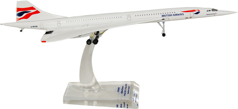 Hogan British Airways Concorde (Union Tail) G-BOAB 1/200 with Acrylic Stand