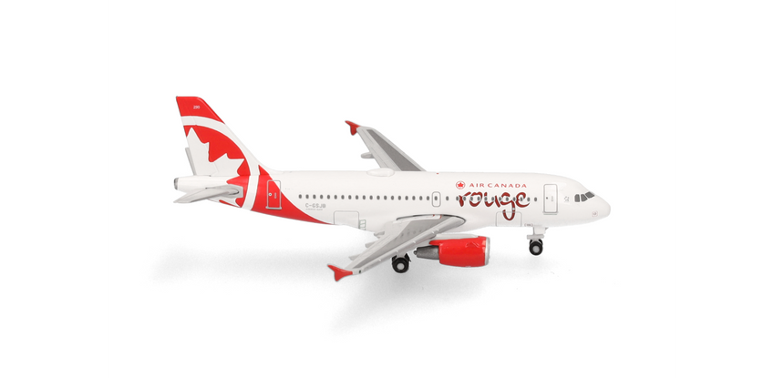 Herpa Air Canada Rouge Airbus A319 1/500 Aircraft Scale Model