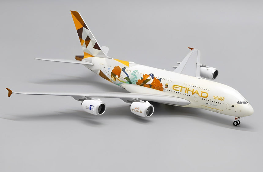 JC Wings Etihad Airways Airbus A380-800 (A6-APG) 1/400 Aircraft Scale Model
