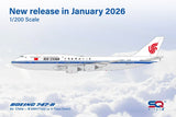 SQ Wings Air China Boeing B747-8 B-2481 1/200 Aircraft Scale Model