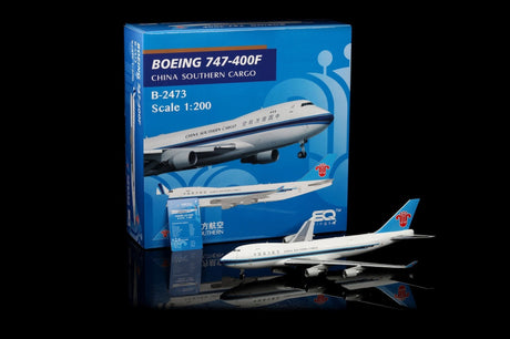 SQ Wings China Southern Airlines Boeing B747-400F B-2473 (Interactive Series) 1/200 Aircraft Scale Model