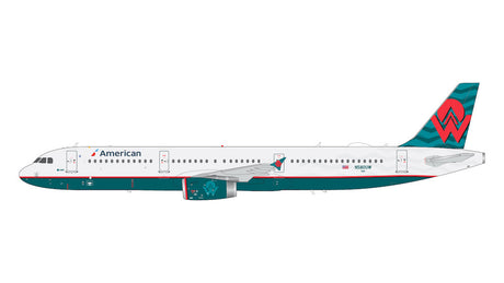 GeminiJets American Airlines Airbus A321 N580UW “America West” Heritage Livery 1/200 Scale