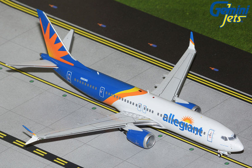 GeminiJets Allegiant Air Boeing 737-8-200 MAX Reg: N810MG 1/200 Scale