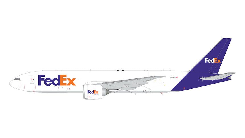 GeminiJets FedEx Boeing B777-200LRF N895FD (Revised Livery) 1/200 Scale