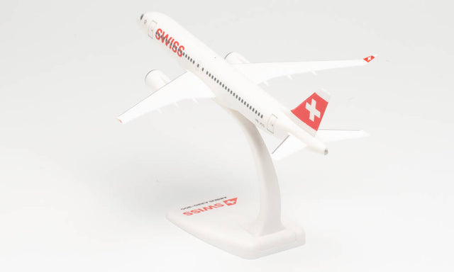 Herpa Swiss International Air Lines Airbus A220-300 – HB-JCQ 1/200 Aircraft Scale Model