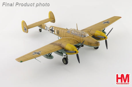 Hobby Master BF 110E-2 3U+AR, 7./ZG 26, Italy 1941 (special weathered version) 1/72 Scale