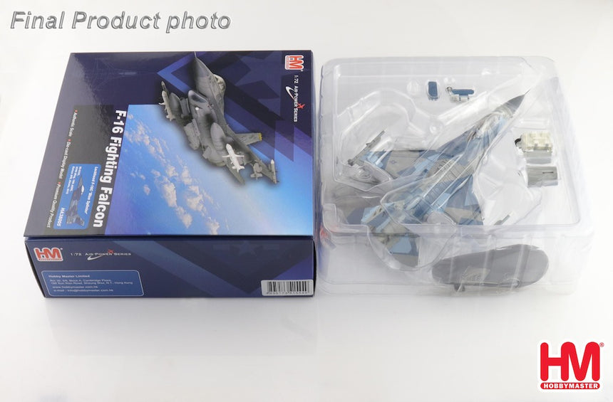 Hobby Master Lockheed F-16C "Blue Splinter" 86-0335, 354th Wing, 18th AGRS, Eielson AFB, Alaska, 2018 1/72 Scale