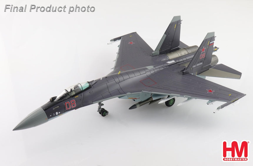 Hobby Master Su-35S Flanker E Red 08/RF-93648, Russian Air Force Zhuhai Jiwan Airport, 2014 1/72 Scale