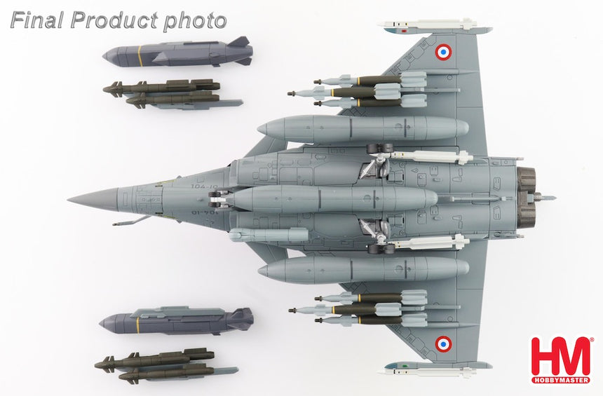 Hobby Master Rafale B "Opertaion Chammal" 104-10, French Air Force, Dec 2015 (with 2 x SCALP missiles) 1/72 Scale