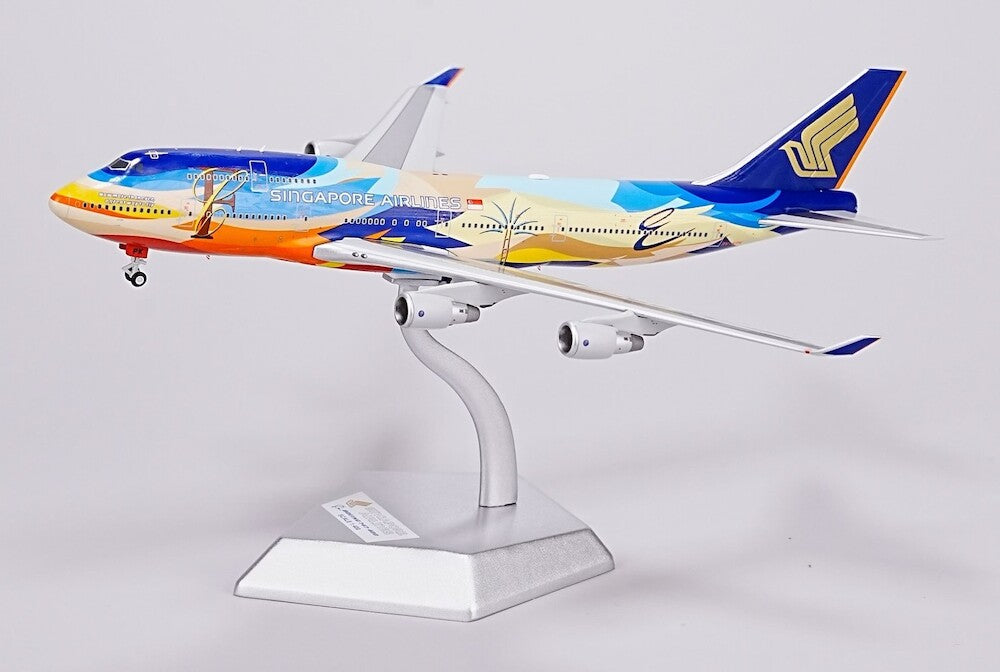 レア物！！SINGAPORE AIRLINE BOEING747-400模型 HX Models Singapore Airlines Boeing 747-400 9V-SPK 