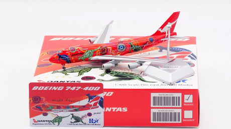 HX Models Qantas B747-400 "Wunala Dreaming" VH-OEJ 1/400 Aircraft Scale Model