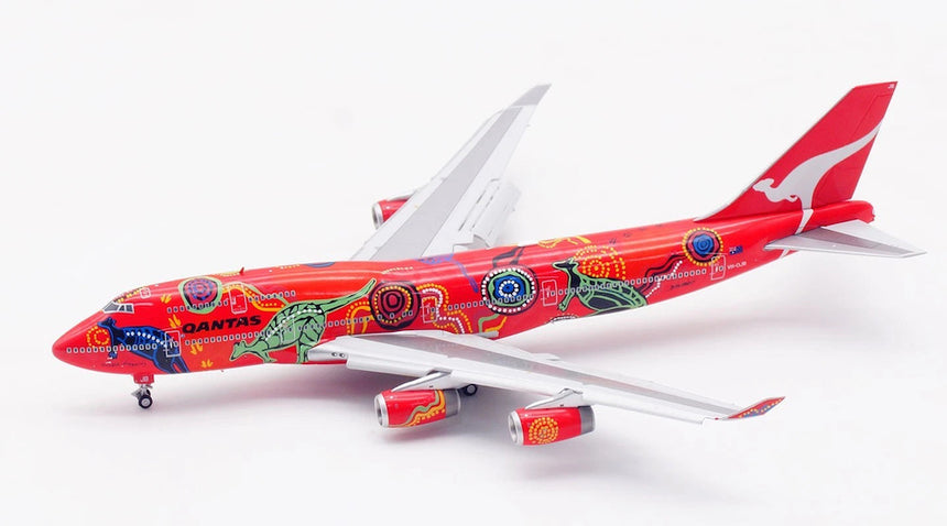 HX Models Qantas B747-400 "Wunala Dreaming" VH-OJB 1/400 Aircraft Scale Model