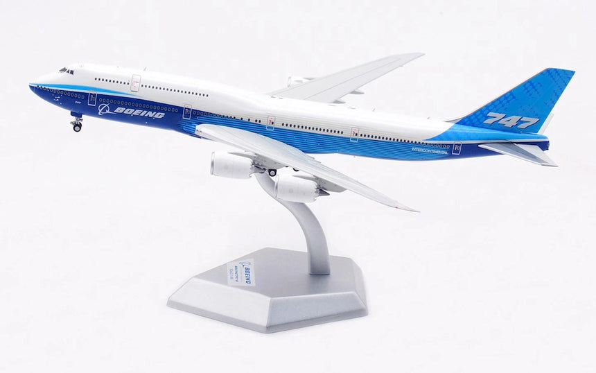 HX Models Boeing Company B747-8 Blue "House livery" 1/400 Aircraft Scale Model