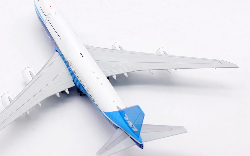HX Models Boeing Company B747-8 Blue "House livery" 1/400 Aircraft Scale Model