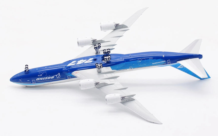 HX Models Boeing Company B747-8 Blue "House livery" 1/400 Aircraft Scale Model