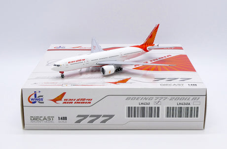 JC Wings Air India Boeing 777-200(LR) (VT-AEF) 1/400 Aircraft Scale Model