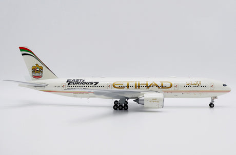 JC Wings Etihad Airways Boeing 777-200LR (A6-LRE) "Fast & Furious 7" 1/200 Aircraft Scale Model