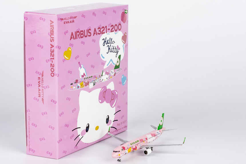 NG Models Eva Airways Airbus A321-200/w B-16217 1/400 Scale