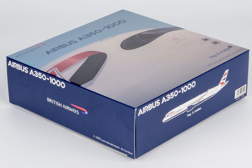 NG Models British Airways Airbus A350-1000 G-XWBM 1/400 Aircraft Scale Model