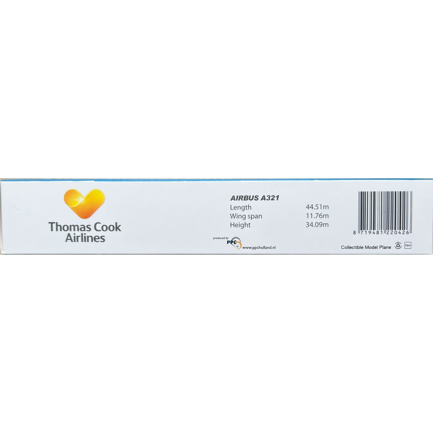 PPC Models Thomas Cook Airlines Airbus A321 1/200 Aircraft Scale Model