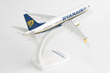 PPC Models Ryanair Boeing 737 MAX Snap-Fit Model Plane 1/200 Scale