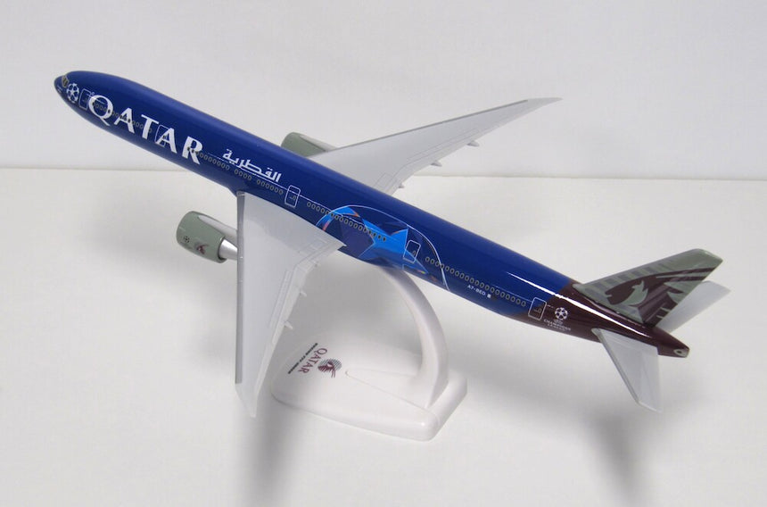 PPC Models Qatar Airways Boeing B777-300ER PSG Champions League 1/200 Aircraft Scale Model