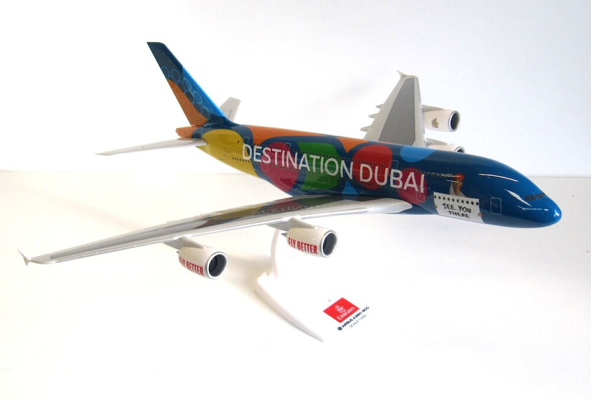 PPC Models Emirates Airbus A380 "Destination Dubai / Be Part Of The Magic" 1/200 Aircraft Scale Model