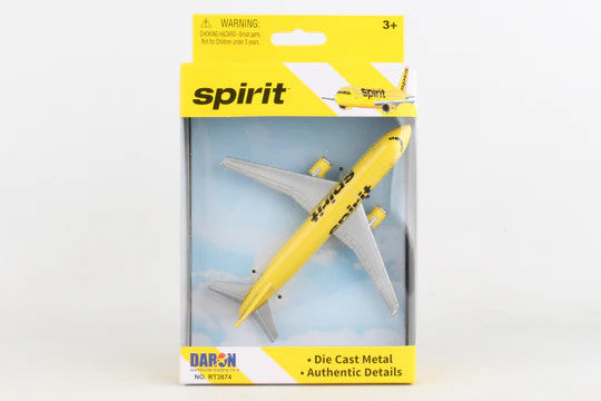 Spirit Airlines Airplane Model Toy 