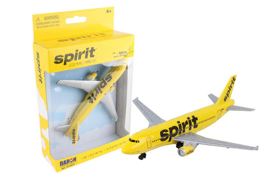 Spirit Airlines Airplane Model Toy 