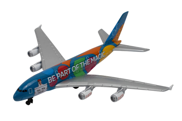 Emirates Airbus A380 Magic of Dubai Single Diecast Airplane Model Toy
