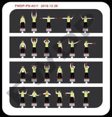 Fantasy Wings Marshaller Staff Airport Figures 1/400 FWDP-PS-4011