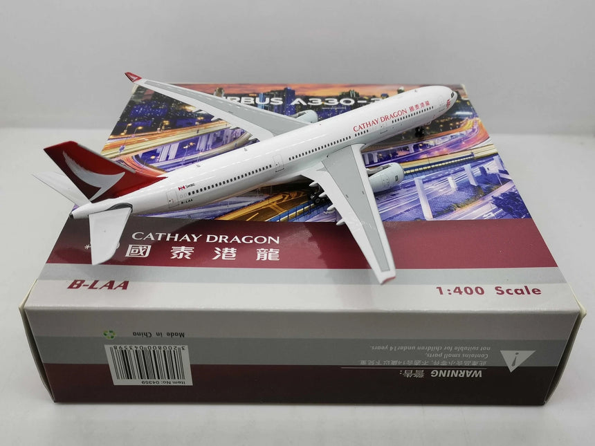 Phoenix Cathay Dragon Airbus A330-300 B-LLA 1/400 Aircraft Scale Model