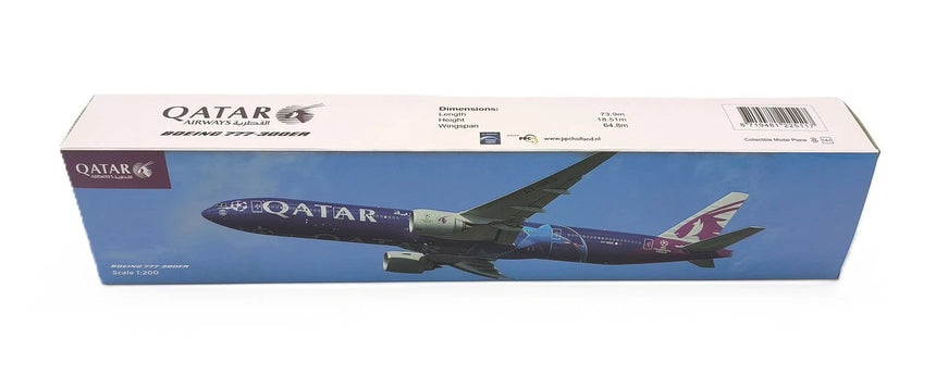 PPC Models Qatar Airways Boeing B777-300ER PSG Champions League 1/200 Aircraft Scale Model