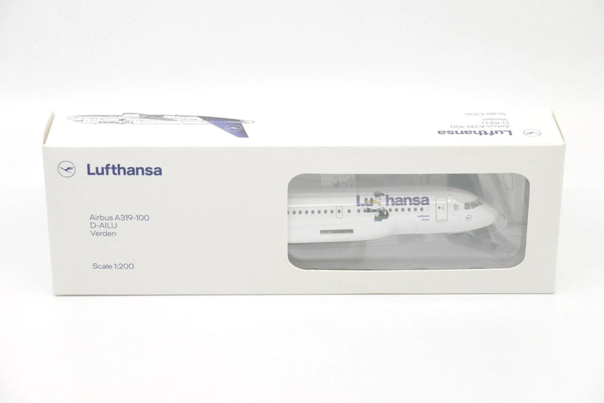 Hogan Lufthansa "Lu" Airbus A319 new livery D-AILU 1/200 Aircraft Scale Model