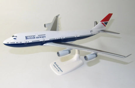 British Airways Snap-fit Boeing 747-400 Negus 1/250 Aircraft Scale Model
