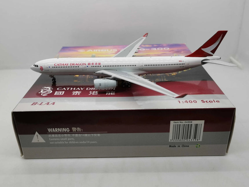 Phoenix Cathay Dragon Airbus A330-300 B-LLA 1/400 Aircraft Scale Model